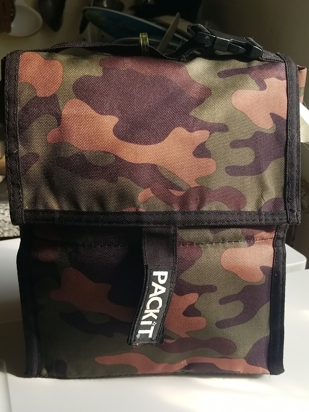 PackIt  Unisex  Freeze and Go Bag - Green/Brown Camo